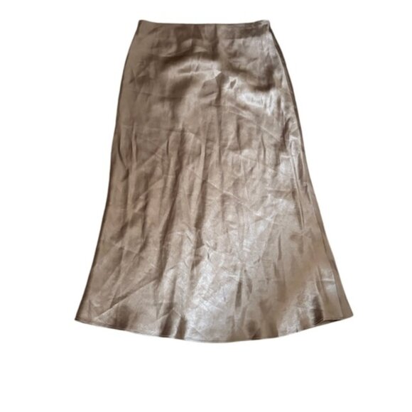 BABATON- SLIP SATIN MIDI SKIRT | Aritzia SLIP SATIN MIDI SKIRT - SIZE SMALL✨ - Picture 2 of 4
